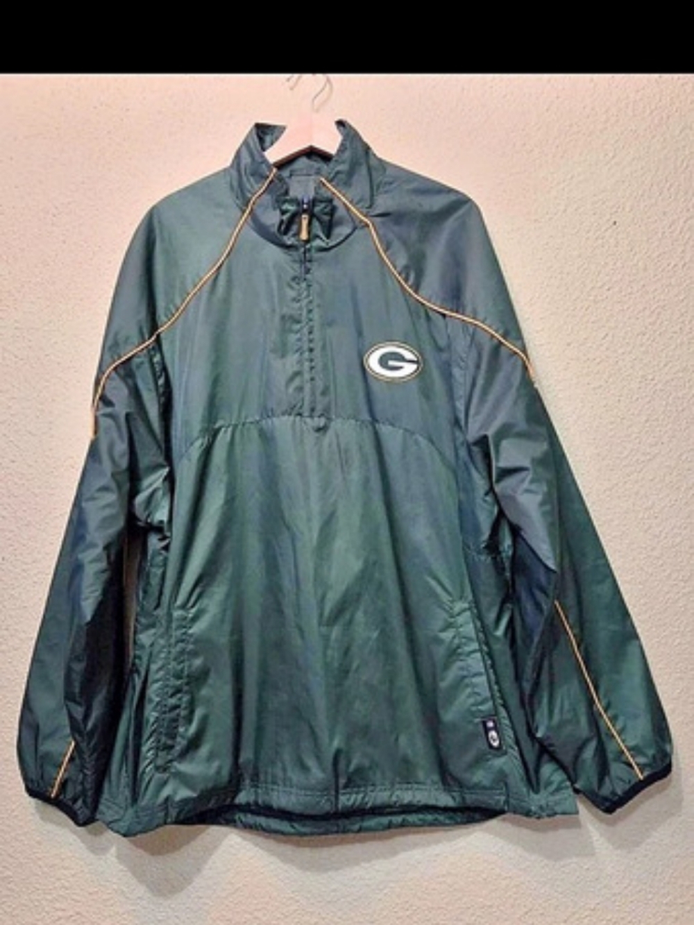Reebok NFL Green Bay Packers Reebok pullover jacket Green XL Packers Pullover